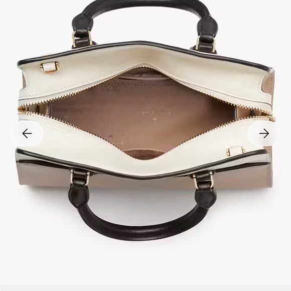 Kate Spade Cream and Tan Madison Satchel small - Picture 3 of 11